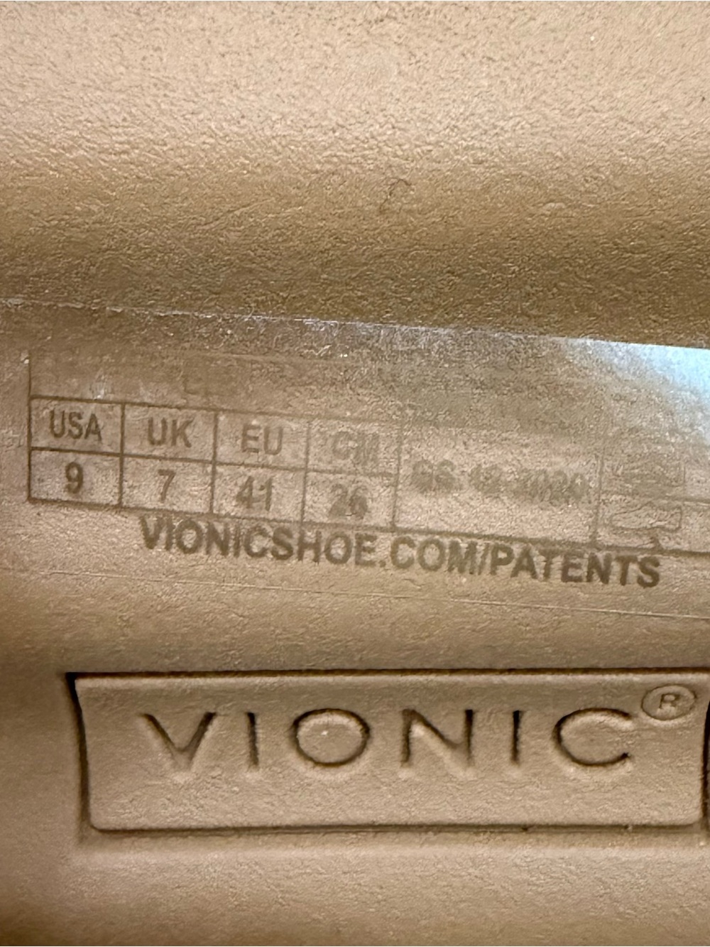 VIONIC Phoenix Lex Platform Sandals Tan Multi Strap Comfort Ortho Sandals Size 9 - Picture 10 of 16